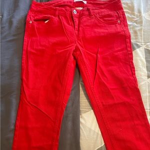 Bongo Women Red Jeans